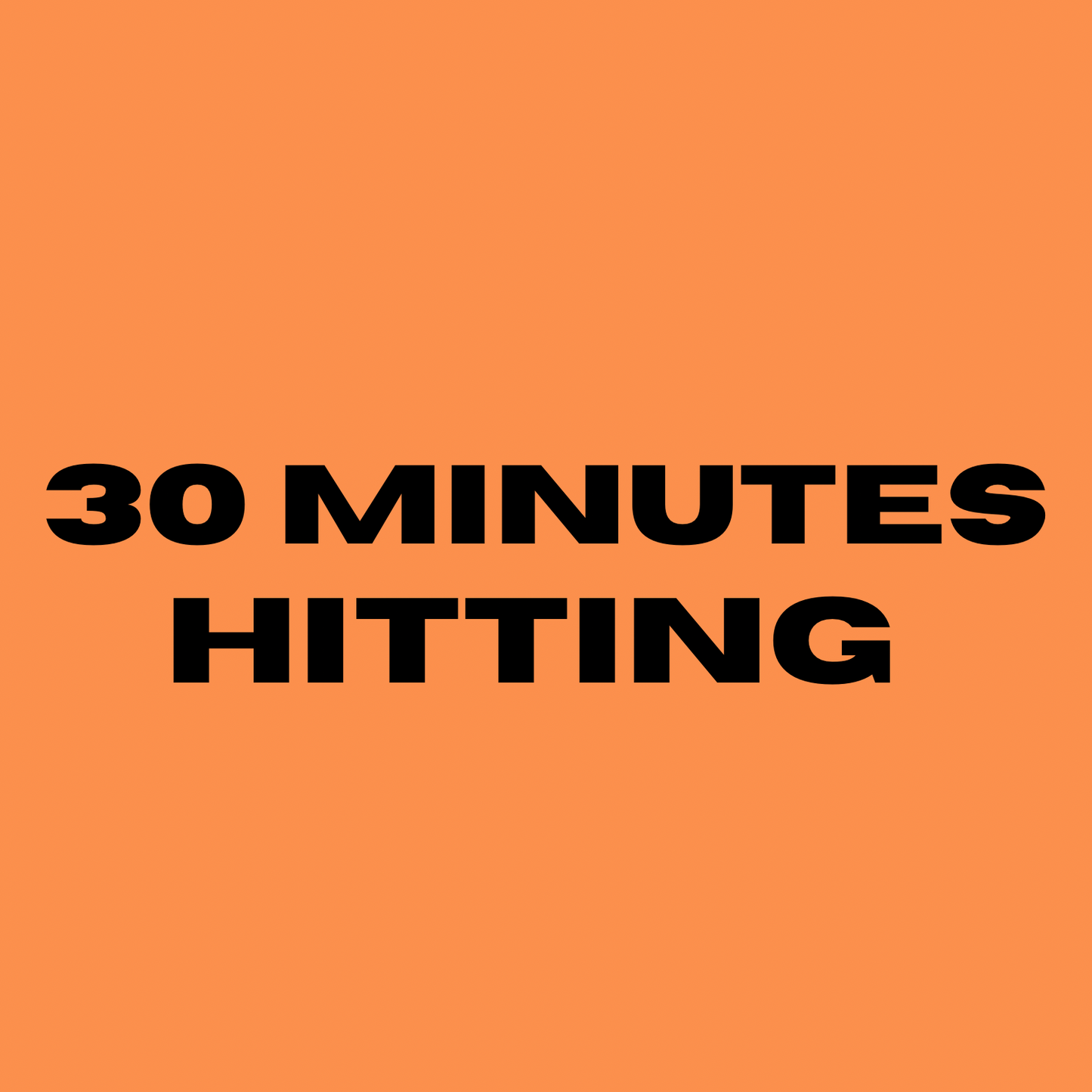 Hitting Lesson (30 min)