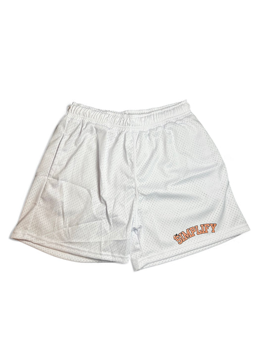 Simplify Trainer Shorts - White
