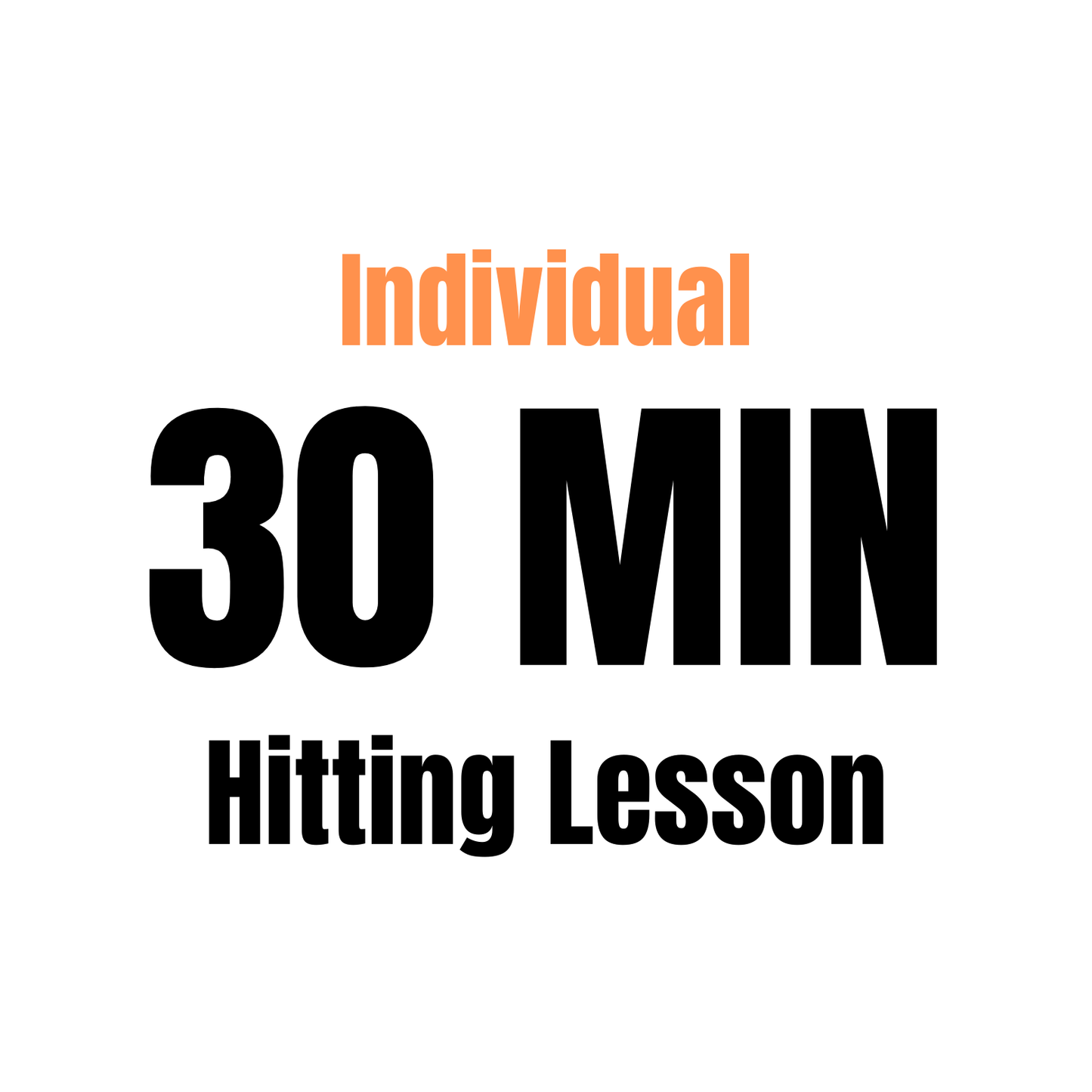 Hitting Lesson (30 min)