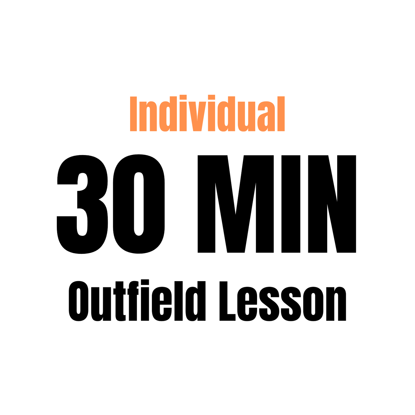 Outfield Lesson (30 min)